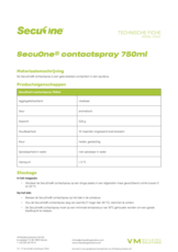 SecuOne Contactspray 750 ml - TF